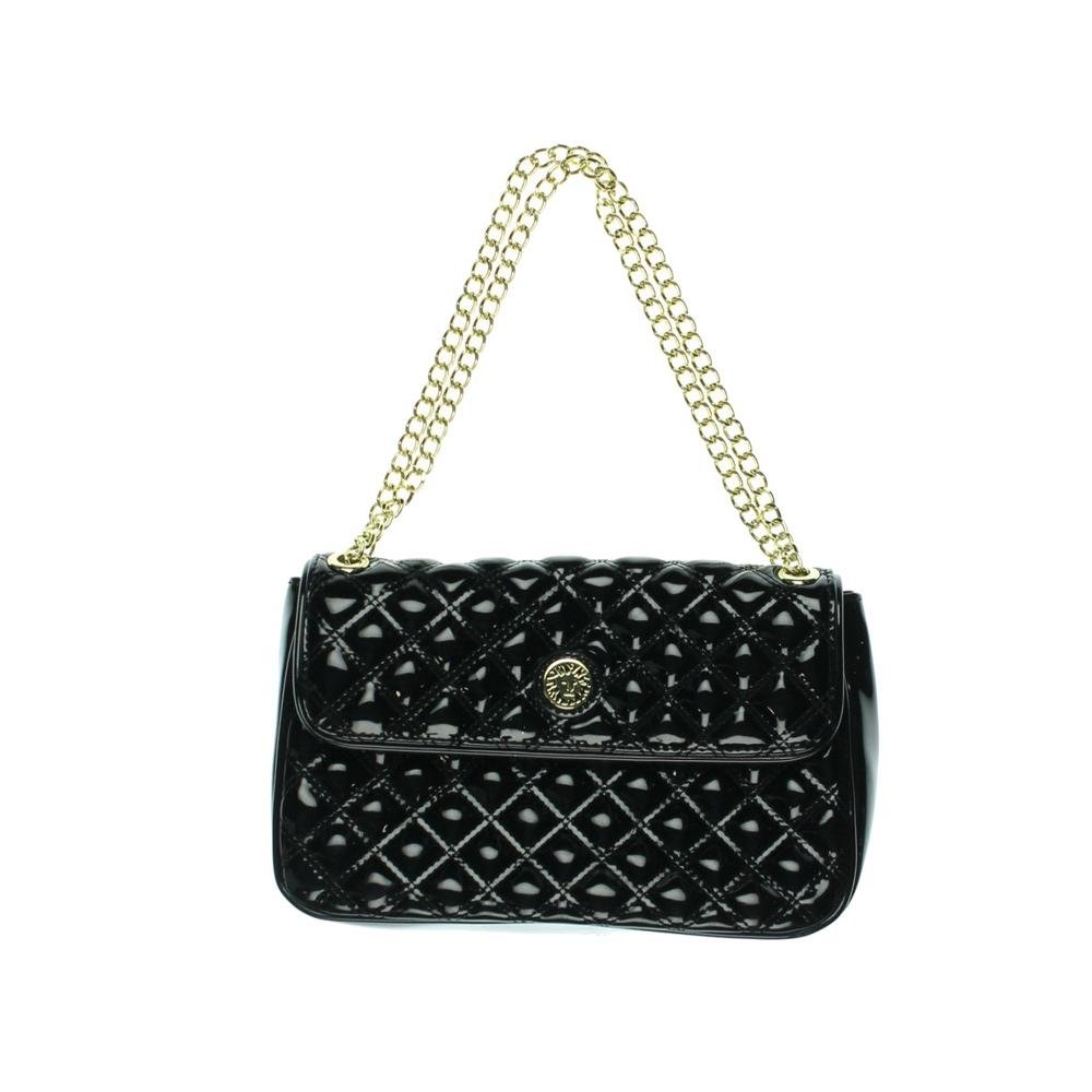 Anne Klein Happy Tweed Medium Flap Shoulder Bag