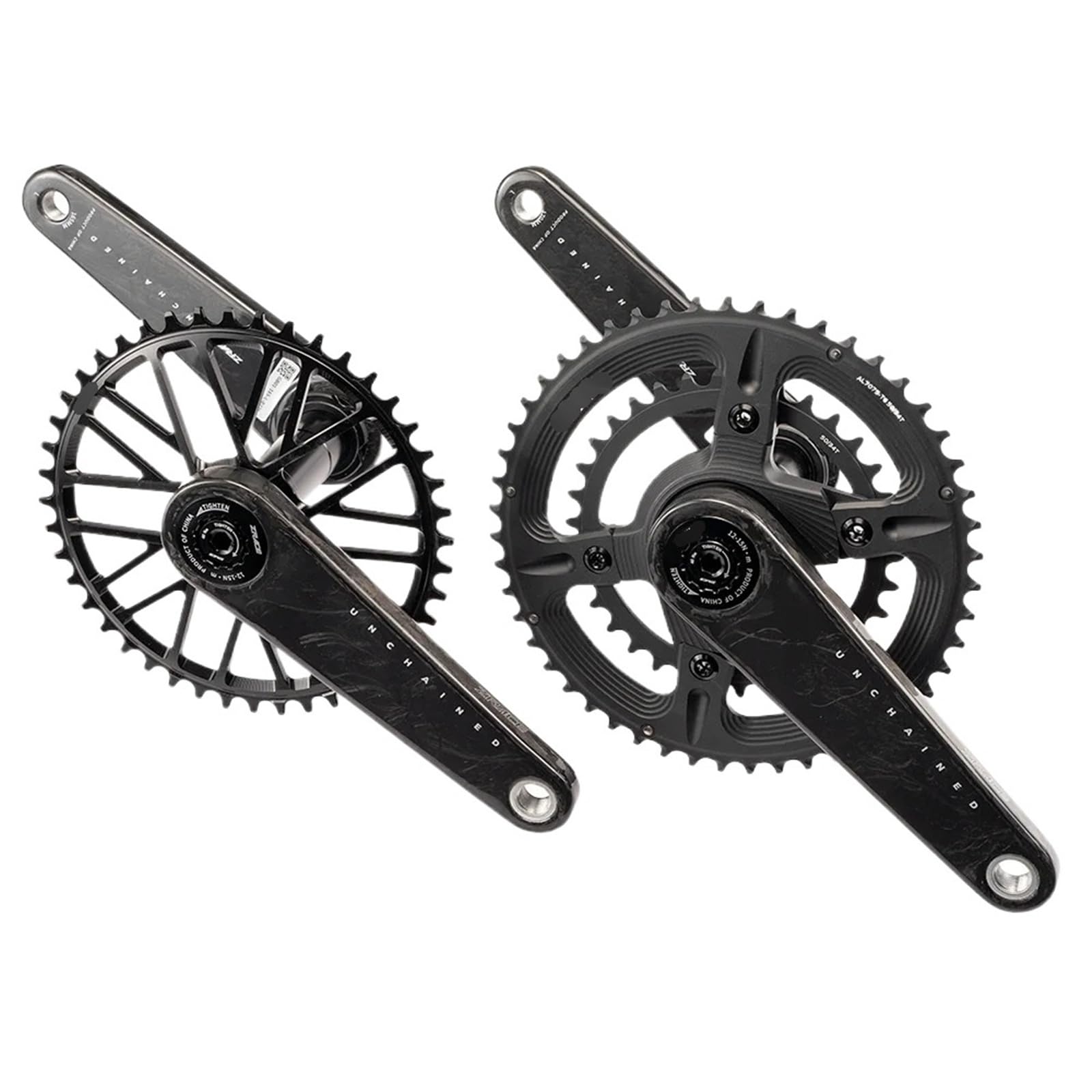 Compatible avec Le pédalier ZRACE Unchained en Fibre de Carbone pour vélo de Route et Gravel modulaire léger/27 Pouces