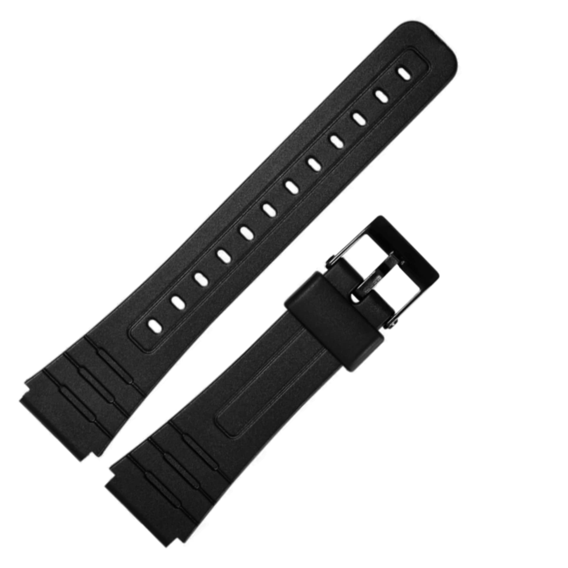 CASO3'' 18MM Resin Watch Strap // Compatible With ''CASIO'' F-91W, F-91WG, F-91WM, F-94WA, F-93W, F-105W, F-106W, F-28W & Other Models