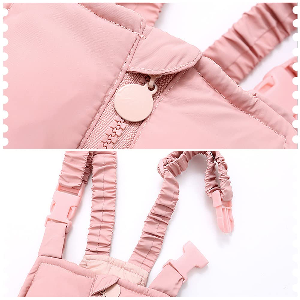 Fille Garçon Combinaison de Ski Doudoune Ensemble de Neige Veste duvet à Capuche Pantalon de Ski Chaud Vêtement d'hiver Enfant