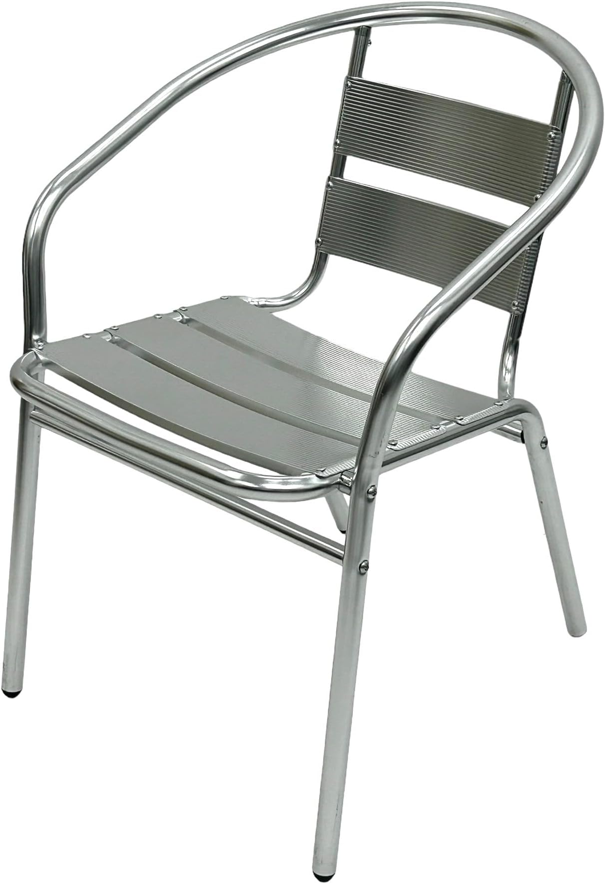 BE Furniture Aluminium Garden Chair, Stacking Patio Chair, Aluminium Chair