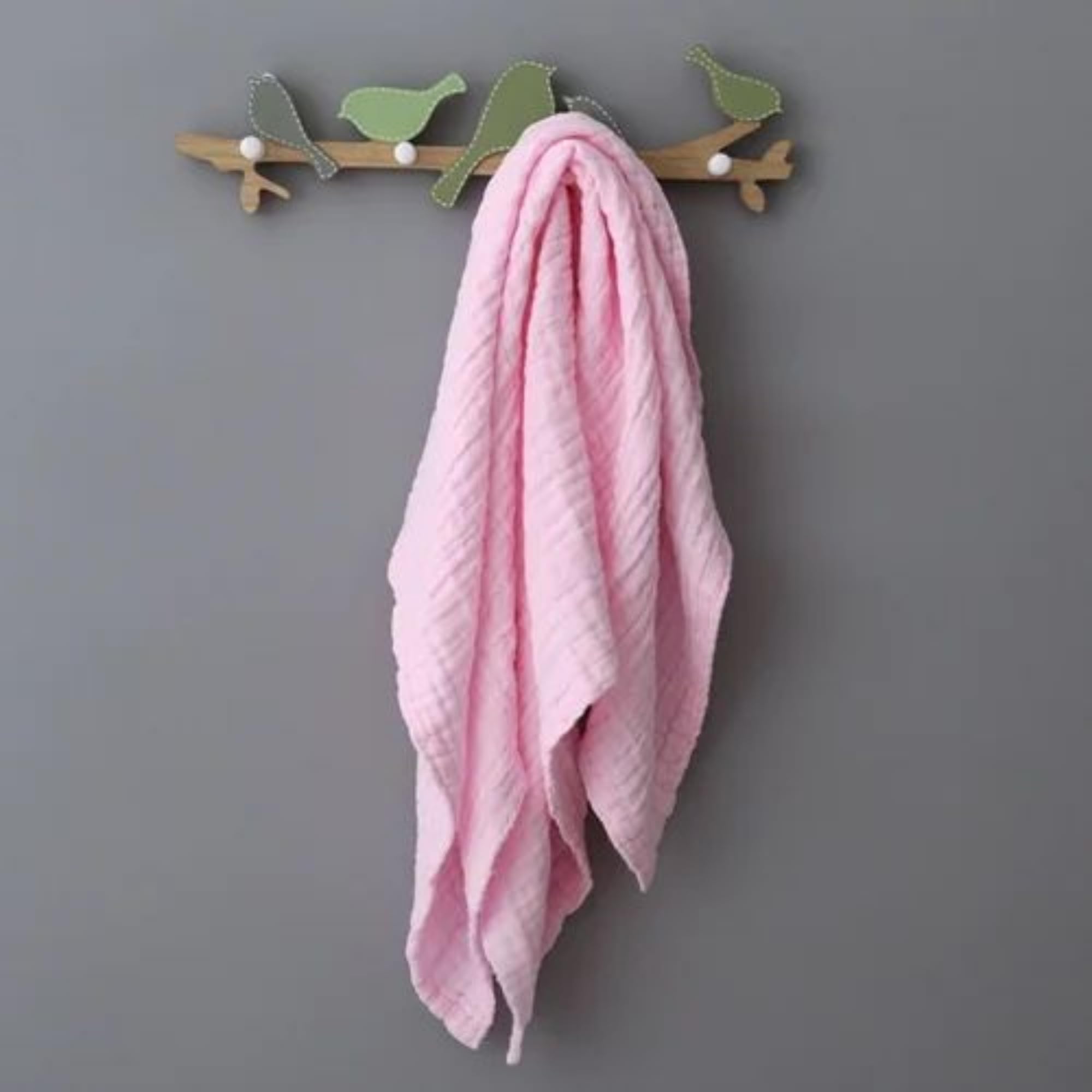 100% Cotton 6-Layer Muslin Baby Blanket, Soft & Breathable