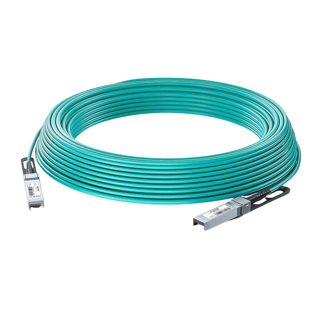 10m 10G SFP+ AOC Kabel, 10GBASE-SR Active Optical Cable, OM3 Multimode Glasfaser, SFP+ zu SFP+, Kompatibel mit Cisco SFP-10G-AOC, Ubiquiti UniFi, Mikrotik, Netgear
