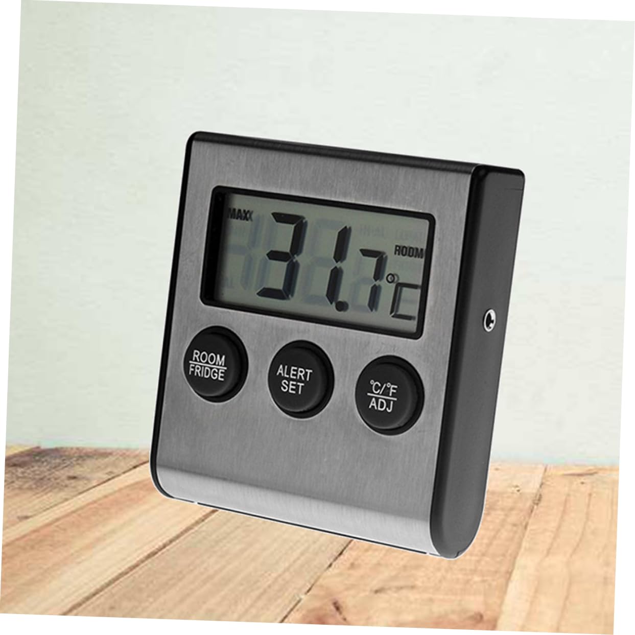 Amosfun 2 Pz termometro da termometro frigorifero termometro per frigorifero misuratore temperatura Termometro per temperatura alta e bassa thermometer utensili da cucina Black