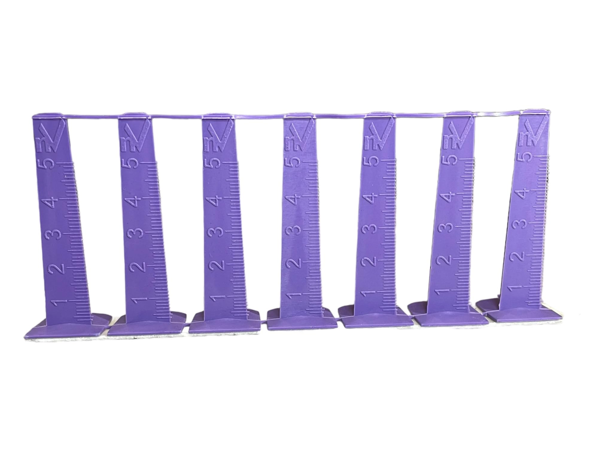 T-noVa Höhenmesspunkte bis 50 mm, Zur Bestimmung der Estrichhöhe und Ausgleichsmaßen, Mit Klebefläche 105 Stück