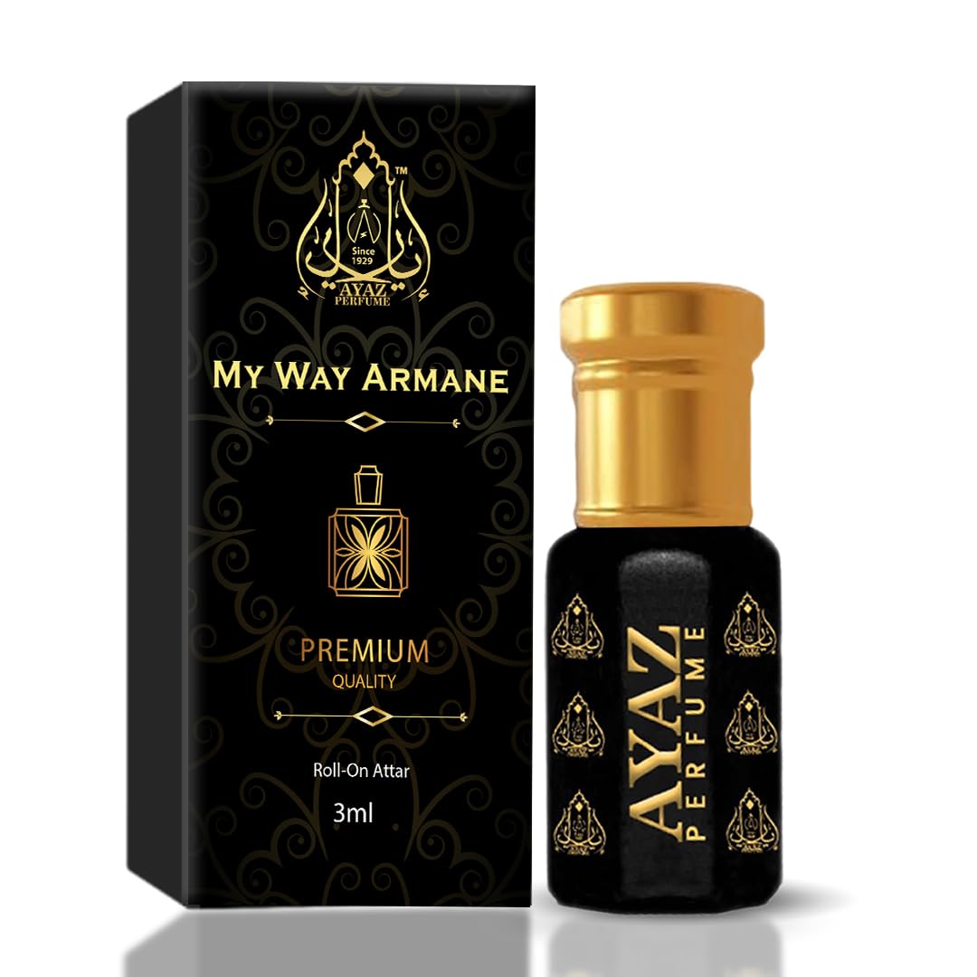 AYAZ Perfume My Way Armane | Natural Attar | Captivating Floral Perfume Oil for Women | Long-lasting and Alcohol-Free | Premium Fragrance | Luxury Attar Roll On | 3ml-image-33