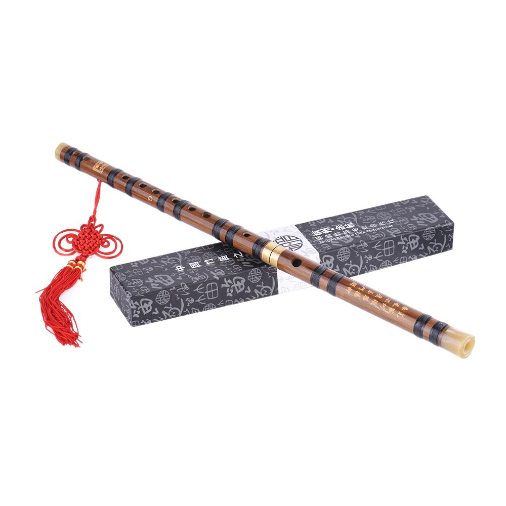 Btuty G-Schlüssel-Flöte Dizi Bitter-Bambus steckbar traditionell handgefertigt chinesisches Musikinstrument Holzblasinstrument Tonart G Studienstufe professionelle Aufführung