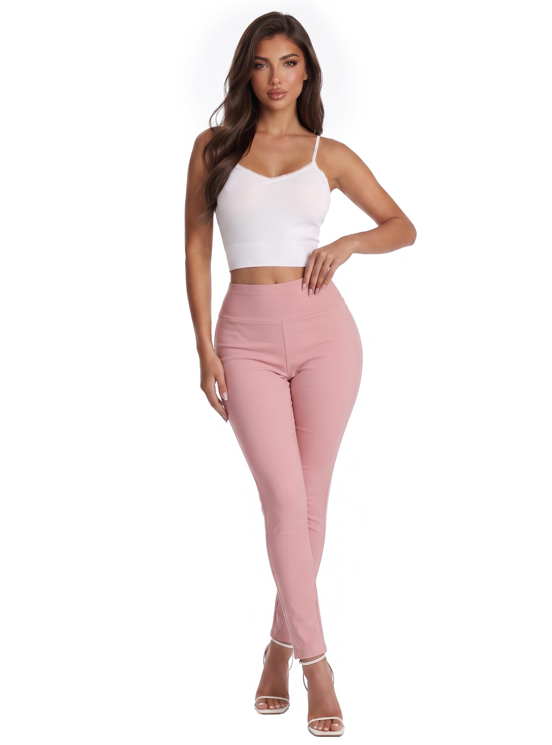 Hybrid &amp; Company Super Comfy Stretch with Full Elastic Waist Pull On Millennium Twill Pant