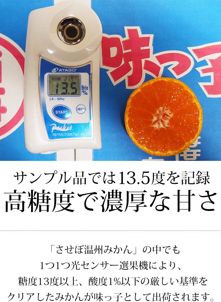Amazon.co.jp: みかん 味っ子みかん 丸秀品 約5kg S～Lサイズ 40～60個