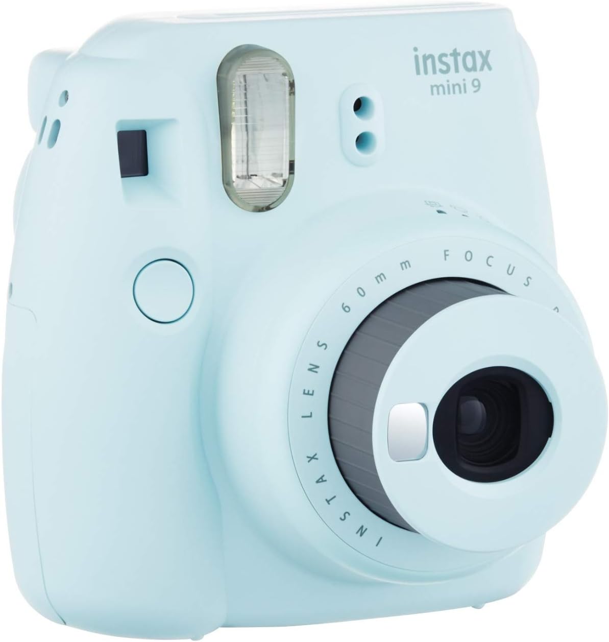 Fujifilm instax Mini 9 Instant Camera (Ice Blue) with Film Twin Pack Bundle (2 Items) : Electronics
