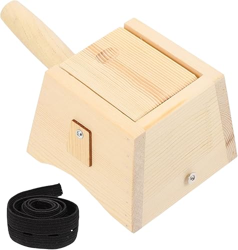 Healifty Sticks Wood Moxa Box Portable Box Holder One Hole Healing Tool for Body