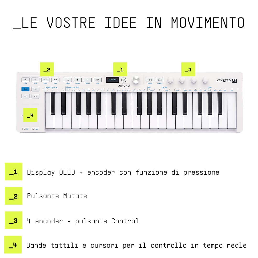 Arturia KeyStep 37 mk2 - Tastiera midi