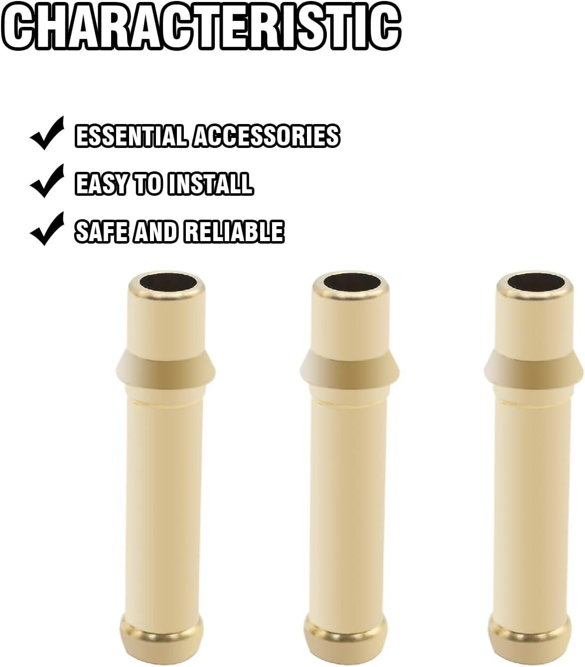 EATAKWARD 5Pcs 397 Transmission Line Fitting Tube Adapter, 3/8" Transmission Line Fitting Kit, Replacement for GM 1996-UP Replacement for GMC Replacement for Chevy Chevrolet 1996