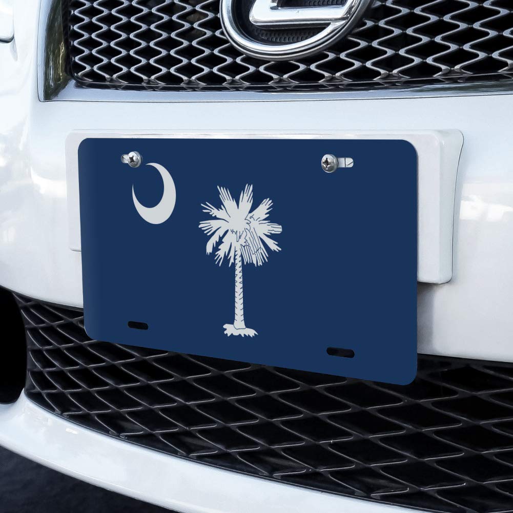 GRAPHICS & MORE South Carolina State Flag Novelty Metal Vanity License Tag Plate