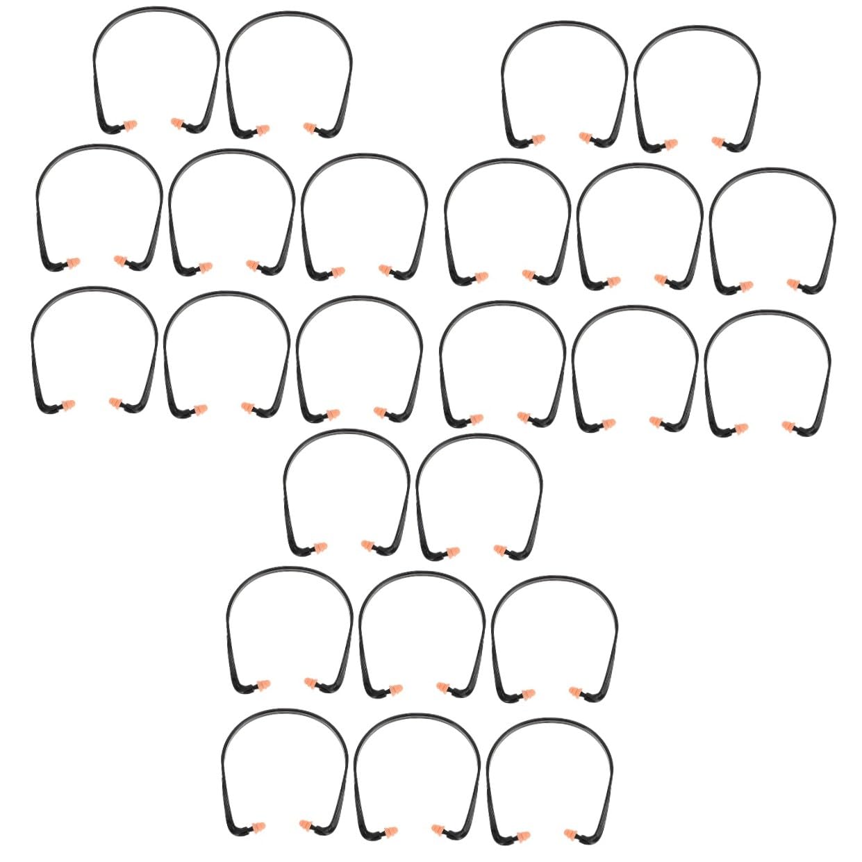 24pièces Bouchons Oreilles Silicone Avec Cordon Protection Auditive Anti-bruit Confort Optimal Pour Dormir Étudier Et Travailler