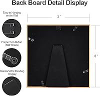 Vista 3 de Marco de Fotos 3x3 Latón