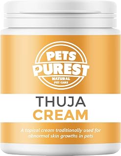 Pets Purest Thuja Cream 150g UK - Wart, Verruca, Sarcoid & Abnormal Skin Growth Removal Treatment for Dog, Cat, Horse, Pet & Human - 100% Safe Ointment Formula