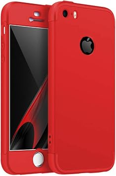 Microsonic Apple iPhone 5 / 5S i in K l f Double Dip 360 Protective K rm z  [iPhone 5 / 5S ile Uyumlu K l f - K rm z ]