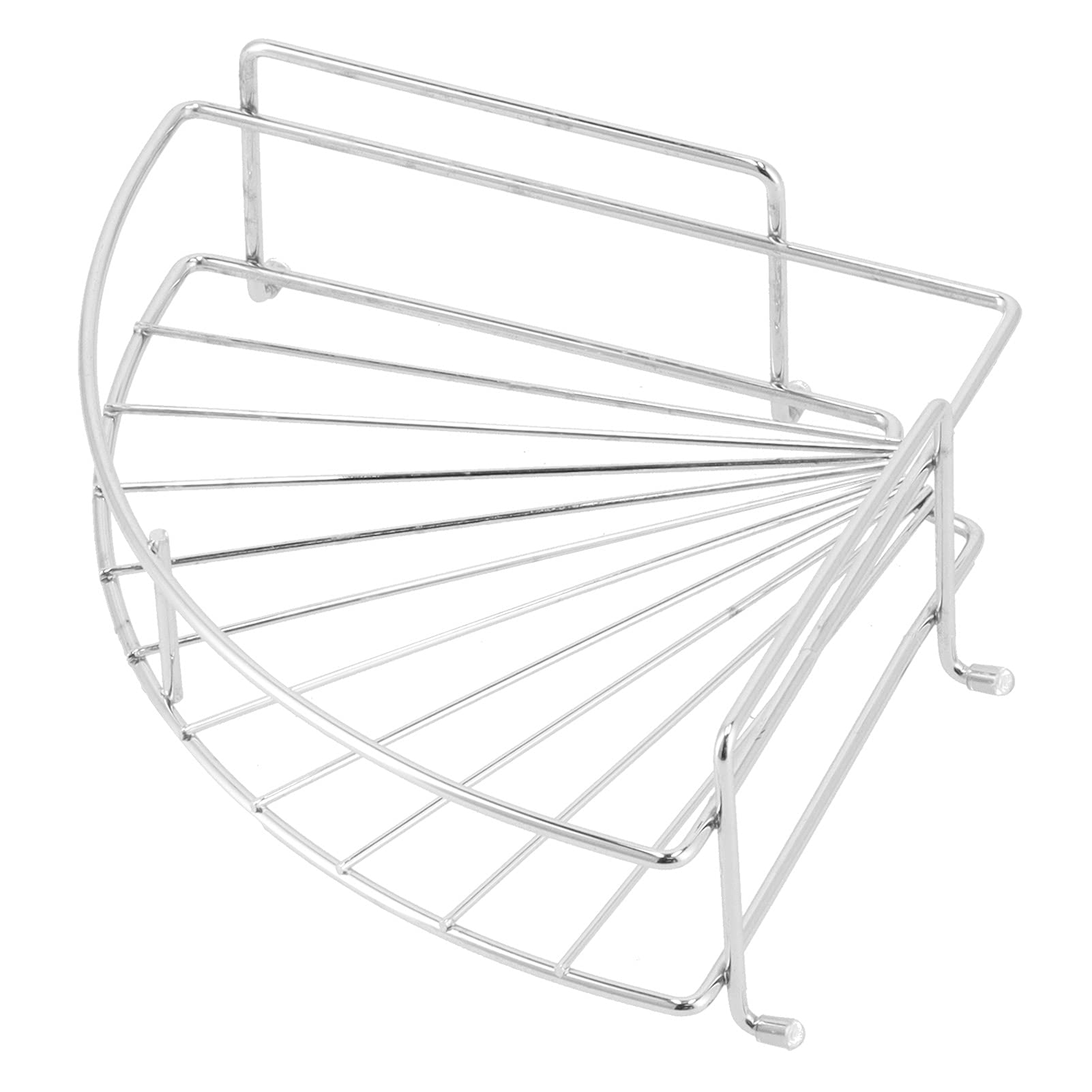 DriKou Shower Shelf Shower Caddy Corner Wall Hanging Hollow Triangle with 2 Suction Cups Shower Organizer Corner for
