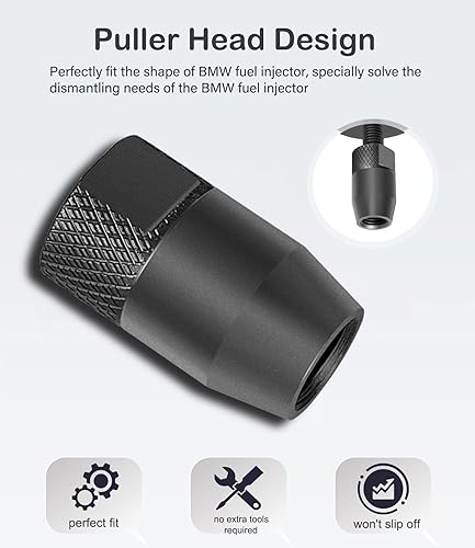 Miniatura 4 de Extractor de inyector y herramienta instaladora de sellos de teflón para BMW N14 N18 N54 N63 Reemplazar para BMW Tools 130192, 130193, 130194, 130195