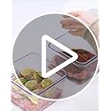 Premium Airtight Food Storage Containers Mega 8P/Set. Total 46.11cup, 7pcs Container and Vacuum Sealer. Smart One-Click Seal Lid, Patented Double Silicone Lining, 100% Leak Proof, BPA-FREE