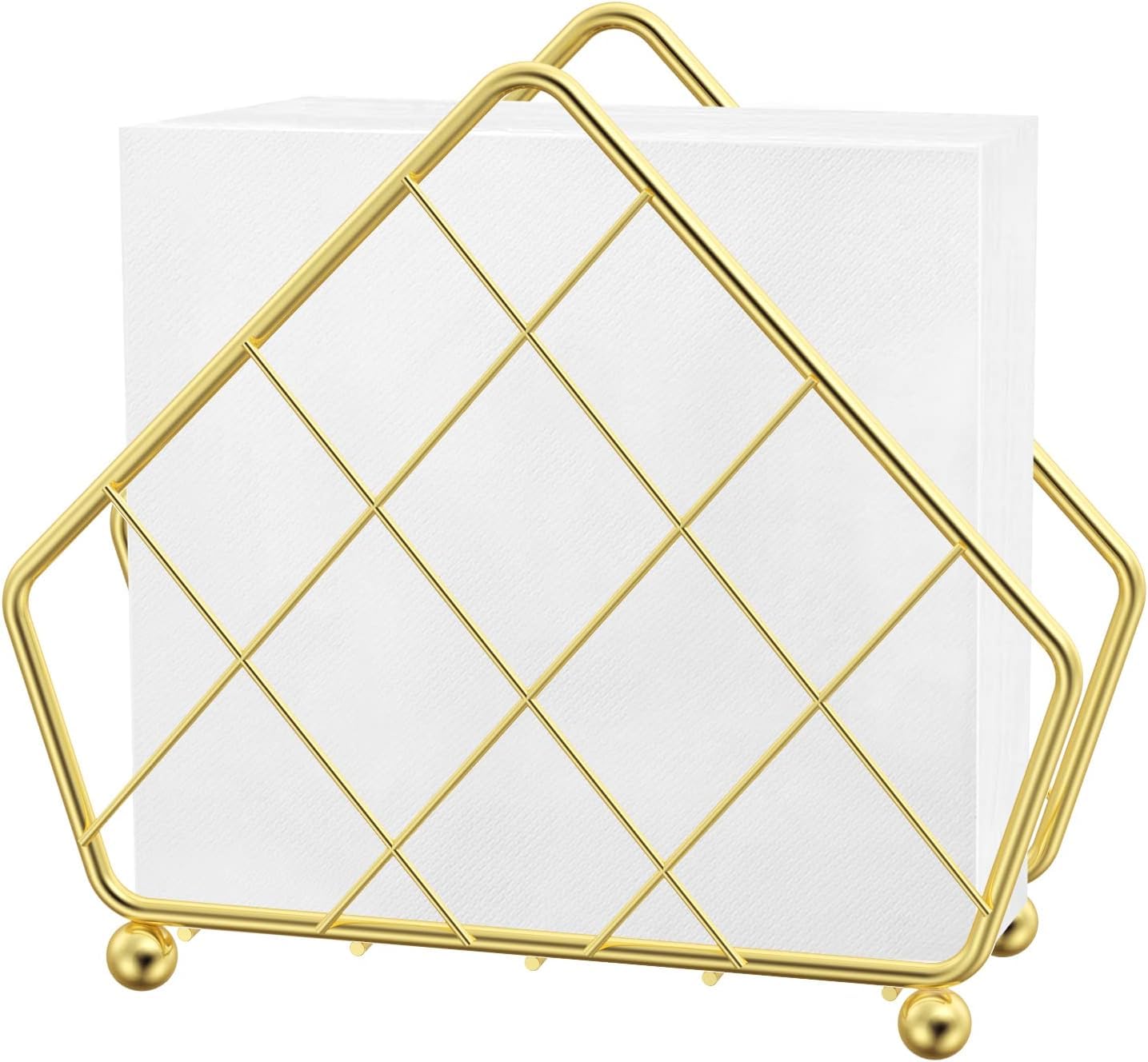 WOOD ART STORE Golden Metal Napkin Holder, Napkin Paper Organizer for Home, Tissue Dispenser for Dinneg Tables, Office, Bathroom (Design 2) (B0D9DSQV55) Amazon Price History, Amazon Price Tracker