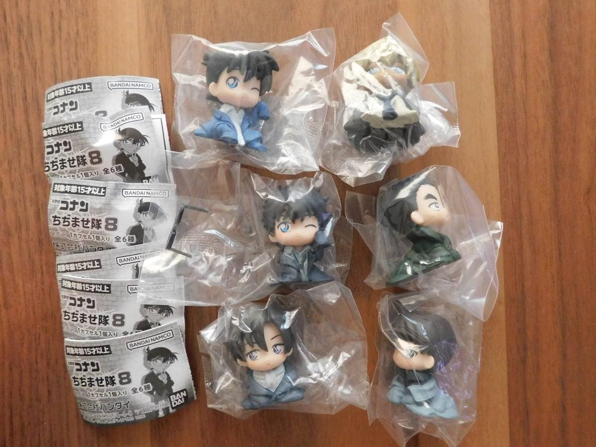 名探偵コナン ちぢませ隊8 全種類セット 警察学校組、工藤新一