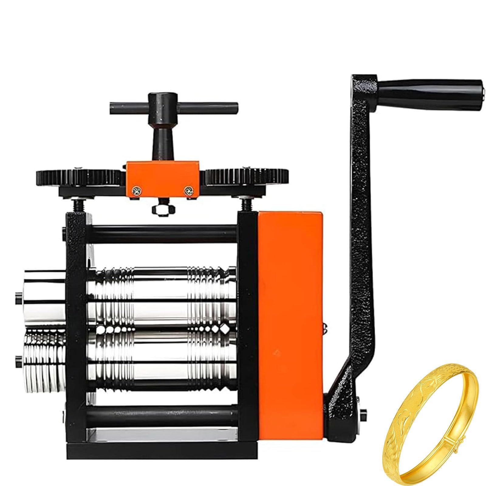 Rouleau métallique pour bijoux façonnage de fils et gaufrage 40mm