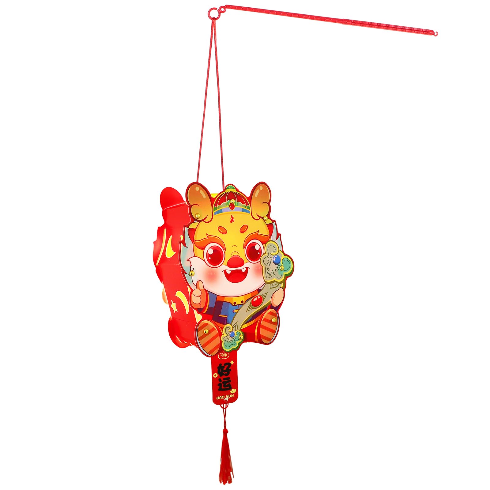 LUOZZY Chinese New Year Lantern Material Decor 2024 Dragon Year Luminous Lantern Making Material DIY Lantern Making Supplies