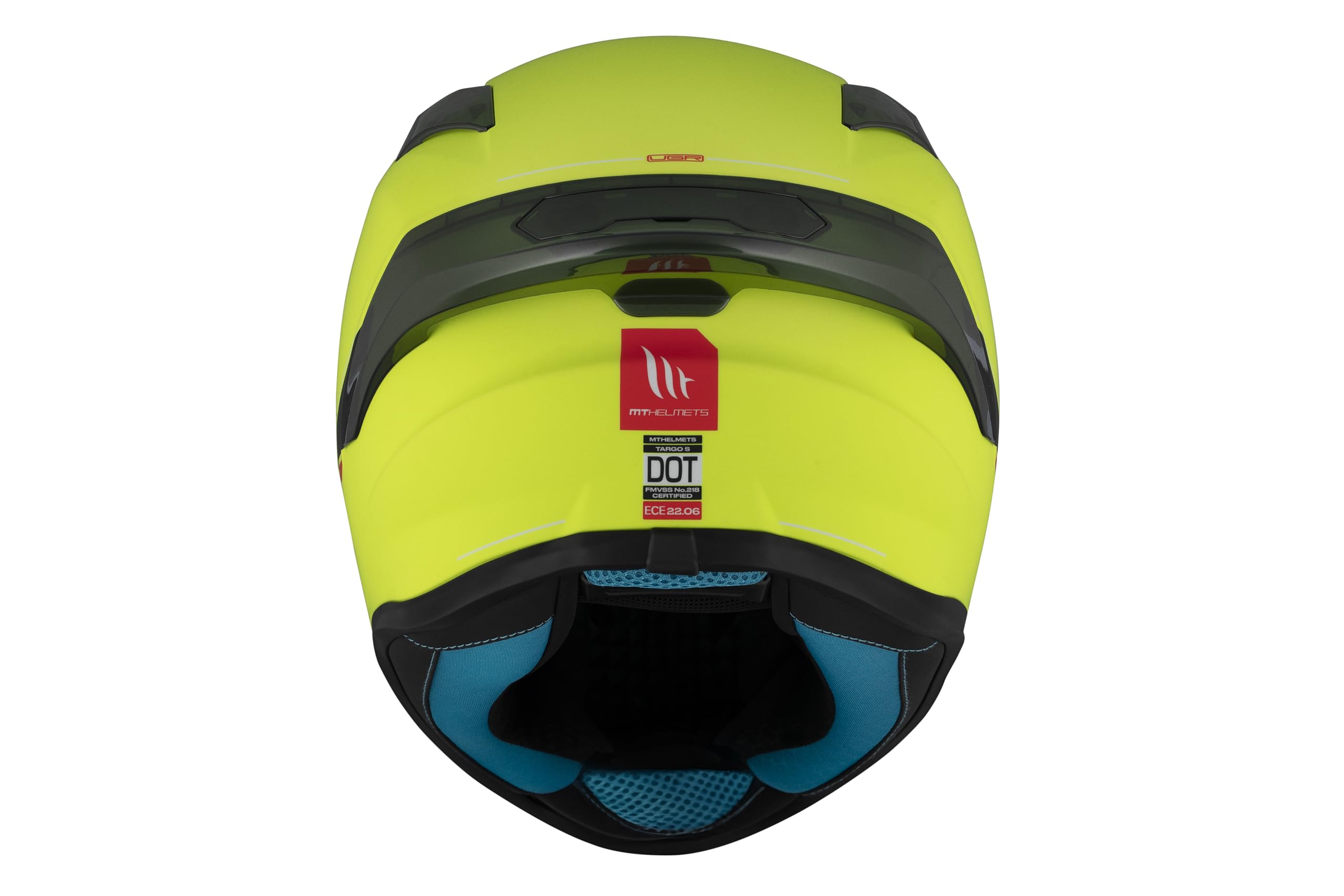 MT HELMETS Targo S – Casco Moto Integral con Visor Solar Full Vision, Pantalla Compatible con Pinlock, Interior Lavable y Cierre Micrométrico | Calota HIRP | Homologado ECE 22.06 & DOT