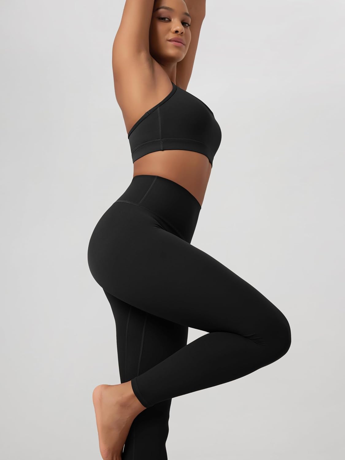 ODODOS No Front Seam Yoga Leggings for Women - 25" / 28" High Waist Buttery Soft Lounge Yoga Pants