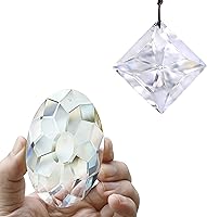 Vista 1 de Adorno de atrapasoles de cristales facetados colgantes