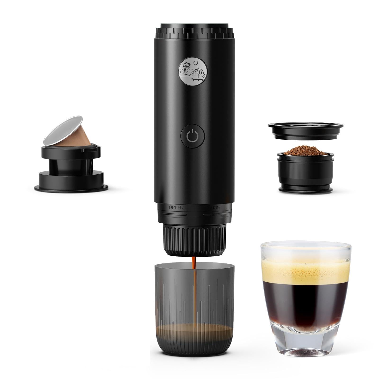 RECAFIMIL Portable 2-in-1 Coffee Maker
