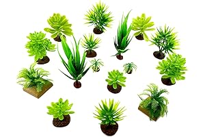 Miniature Craft Trees for Diorama, Plastic Scenery Cake Toppers