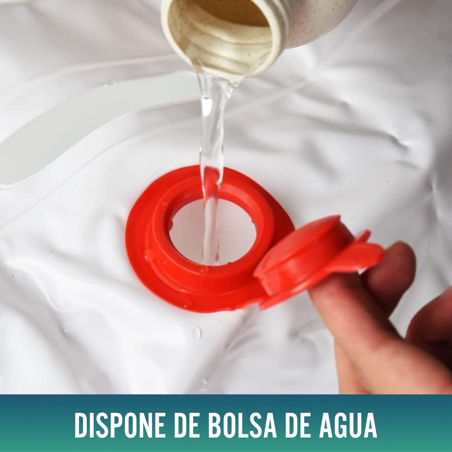 OrtoPrime Lavacabezas Hinchable para Cama KIT COMPLETO con tubo de Drenaje y Bolsa - Ortopedia Lavacabezas Portátil PELUQUERÍA y HOGAR con Hinchador - Lavabo de Cabello Bañera Hinchable para Cama