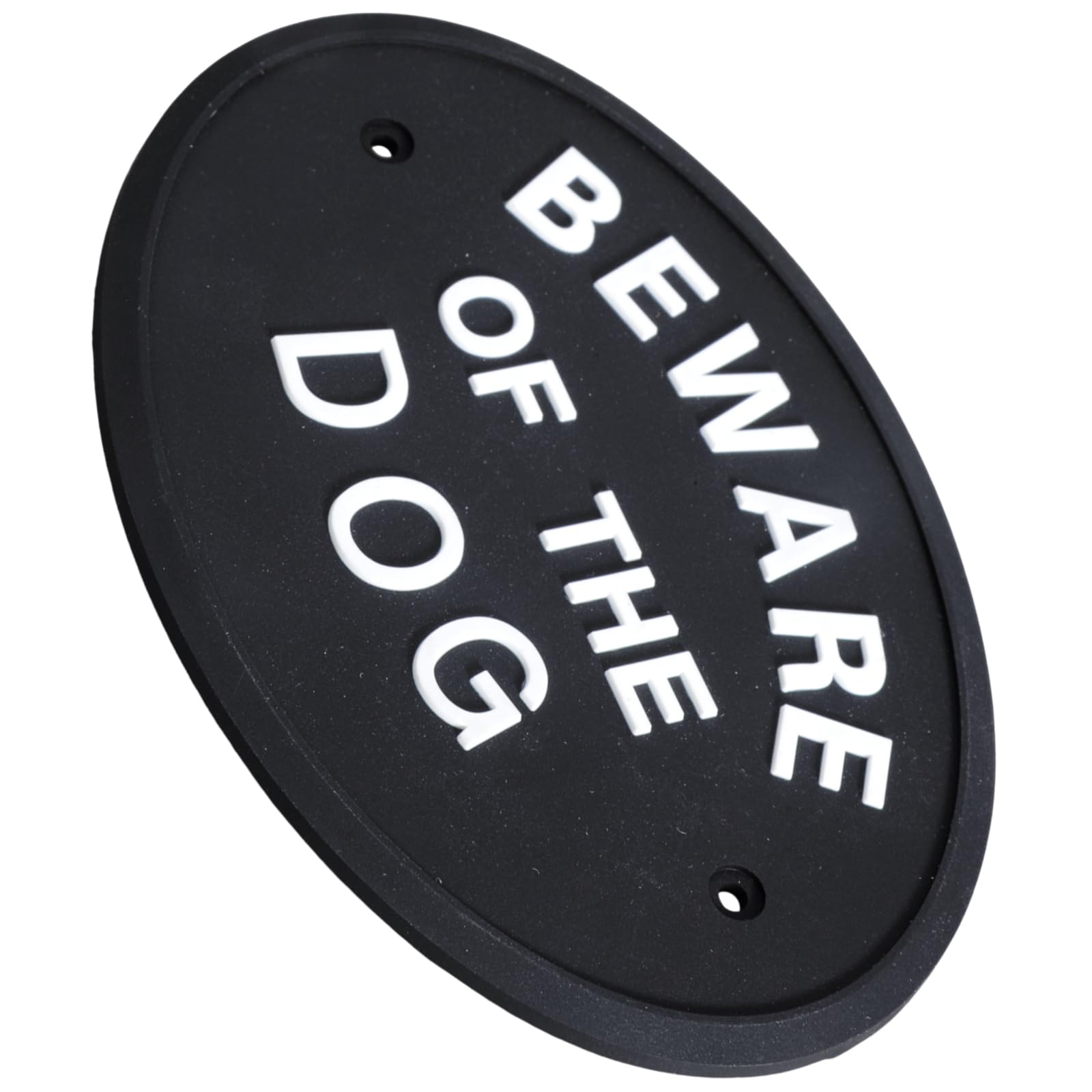 Jazuaiao Warning Signage Beware of the Dog High Visibility Silicone Sign with Easy Installation for Gate & Fence Dog Warning Sign