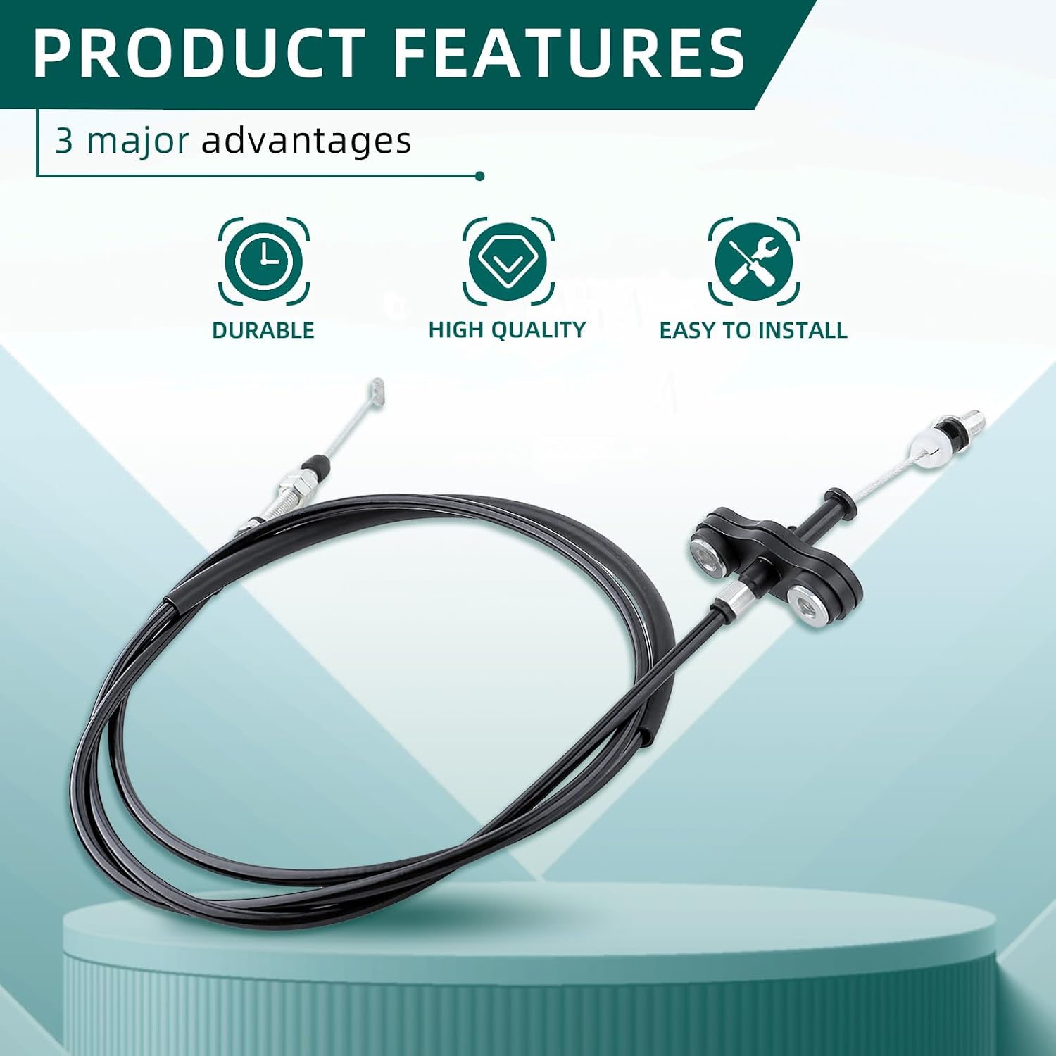 AUTOKAY Accelerator Throttle Cable for Nissan Xterra Frontier 3.3L 2001-2004 Replaces 18201-9Z410