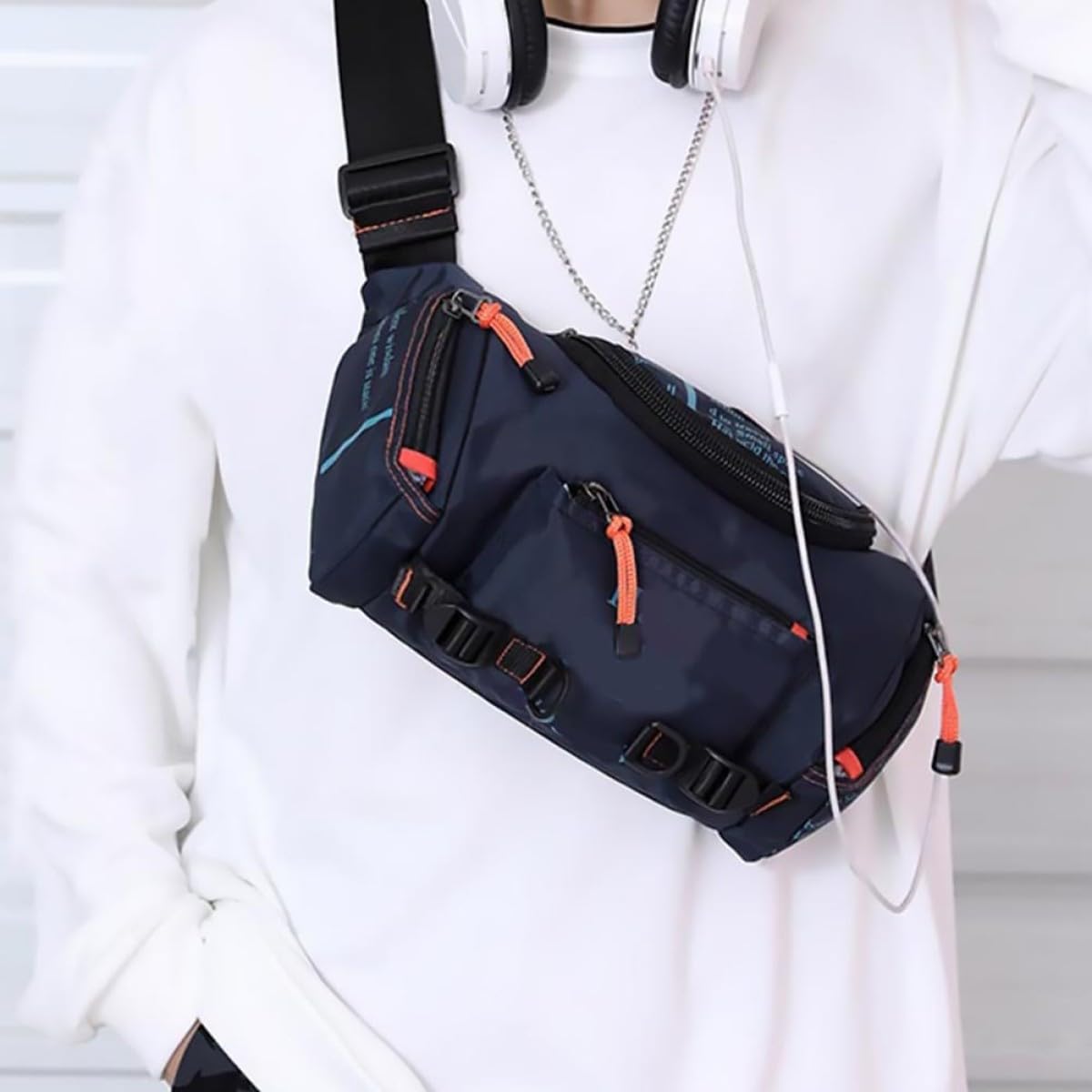 BESPORTBLE 1pezzi Marsupio Da Esterno Regolabile Cintura Marsupio Multifunzionale Resistente Per Sport Viaggi e Uso Quotidiano Capiente e Leggero