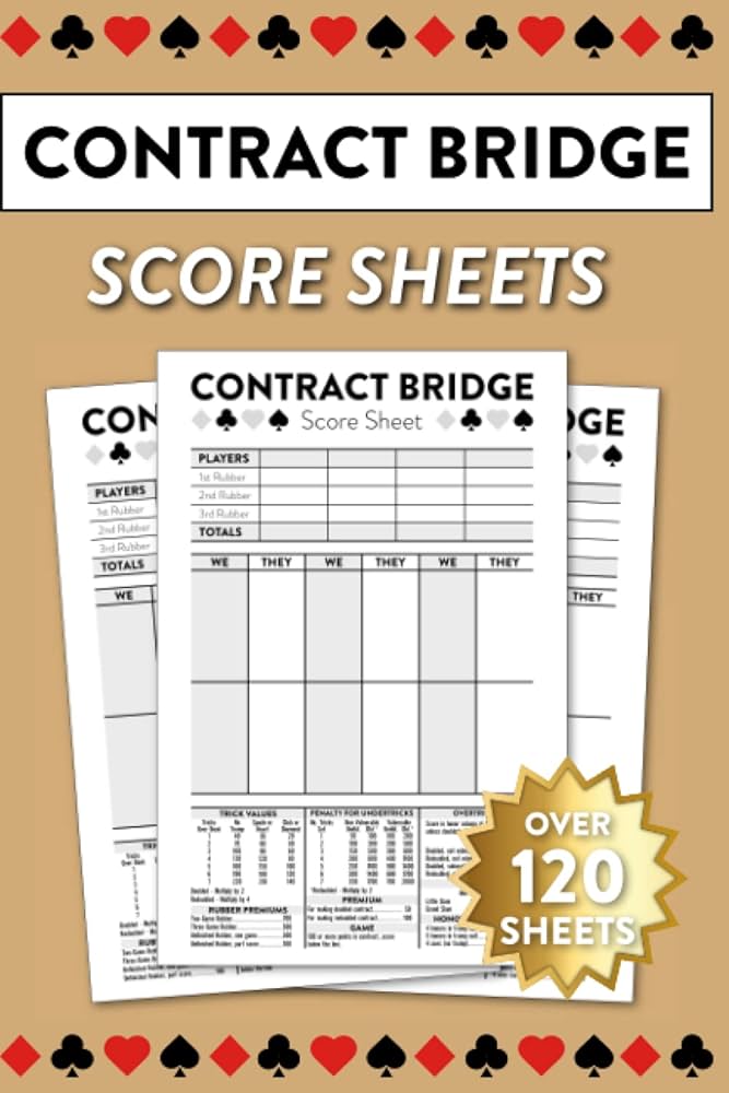 contract-bridge-score-sheets-over-120-sheets-for-bridge-scoring-publishing-score-sheetz-amazon-com-books for Free Bridge Score Sheets Printable Contract Bridge Score Sheets: Over 120 Sheets For Bridge Scoring: Publishing, Score Sheetz: Amazon.com: Books for Free Bridge Score Sheets Printable