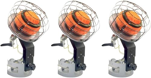 Mr. Heater 30,000-45,000 BTU 540 grados de propano líquido calentador superior (paquete de 3) paquete (3 artículos)
