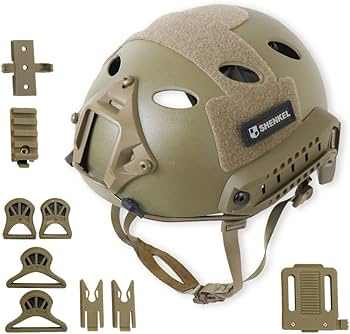 Amazon.co.jp: SHENKELPJタイプ タクティカルヘルメット 4点式