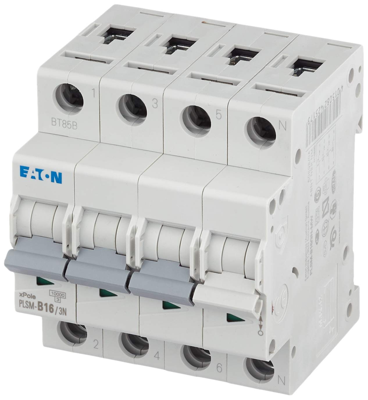 Eaten MOELSMB163N Leitungsschutzschalter, 16 A/3N/B