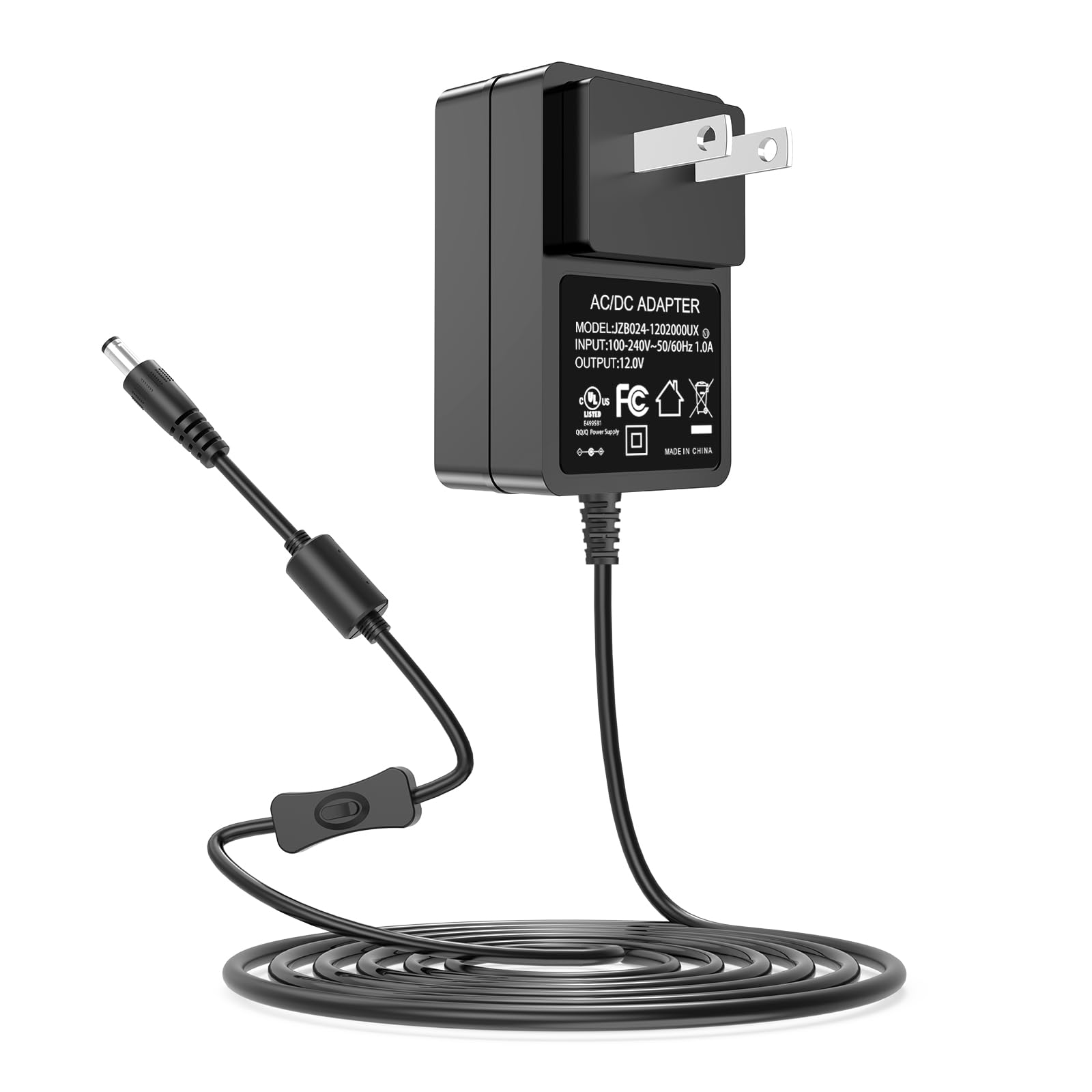 for Nekteck Neck Massager Charger 12V 2A Power Supply for Nekteck LMS-801/Papillon/InvoSpa/Zyllion/RESTECK/Vellax/Medcursor/Mirakel/Viktop/Comfier/