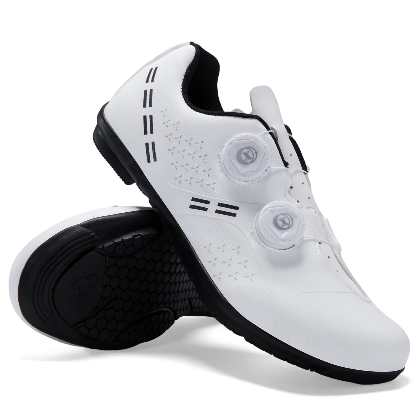 JiuQing Męskie buty rowerowe buty rowerowe z płaskimi pedałami oddychające codzienne szosowe górskie do jazdy po mieście