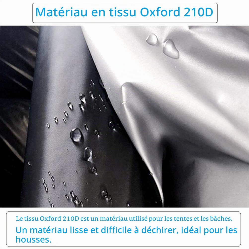 Demi Housse de Voiture Toutes Saisons Voiture Extérieure Demi Couverture Imperméable Auto pour étanche à la poussière Universel Tissu Oxford 210D (À Hayon)