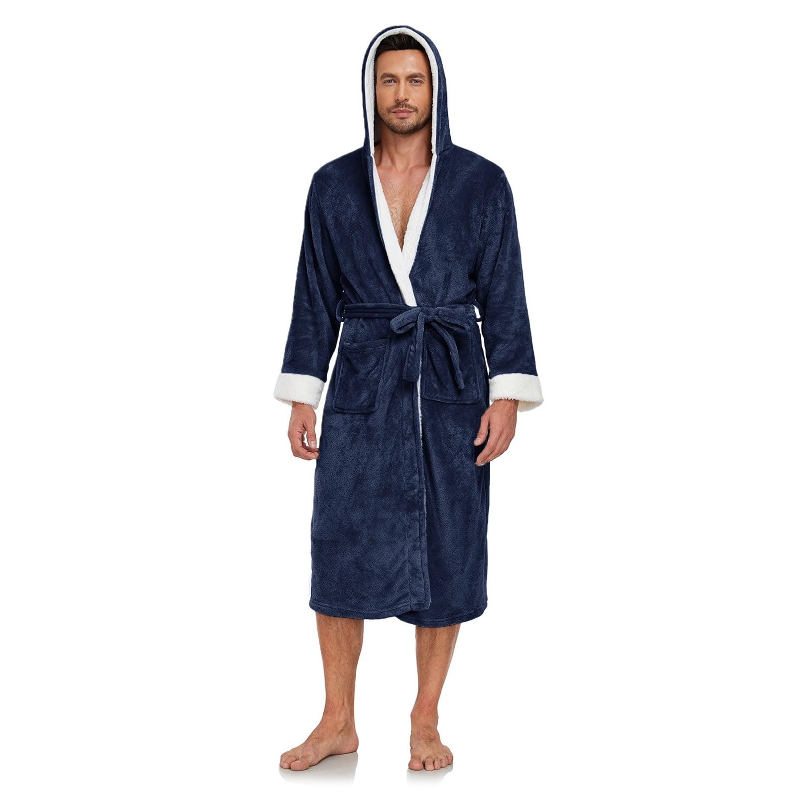 Genérico Albornoz De Franela De Algodón Clothes Hotel Autumn And Winter Pajamas Foto Pantalones Pijama Hombres