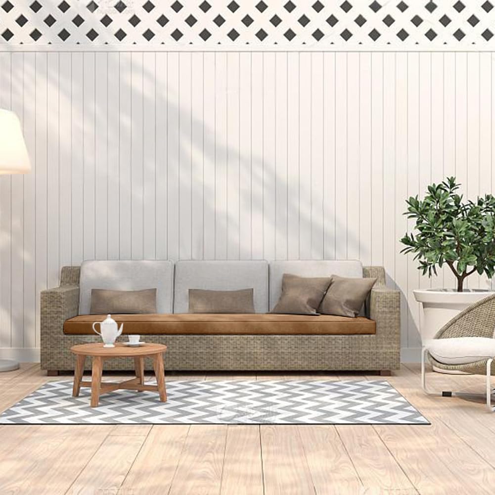 Panca impermeabile per esterni, 106,7 x 45,7 x 7,6 cm, materasso in schiuma spessa, per patio, patio, protezione solare, per chaise longue e panca da giardino