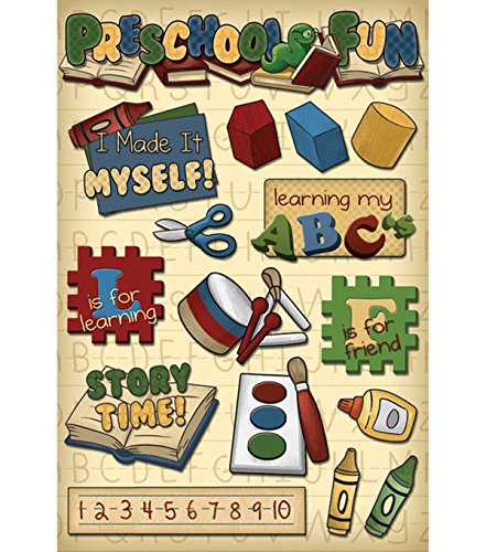 Karen Foster Cardstock Stickers-Preschool Fun