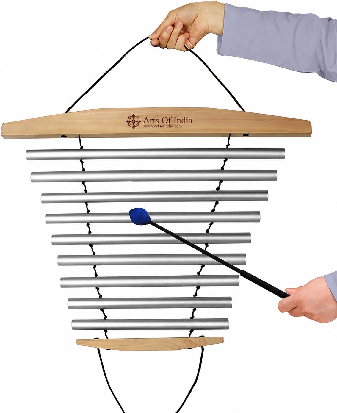 Handspiel mit Schlägel für entspannenden Klang, Bad, Meditation, Yoga, Klasse, Energieerneuerung, 9 Töne, schwingendes Klangheilinstrument