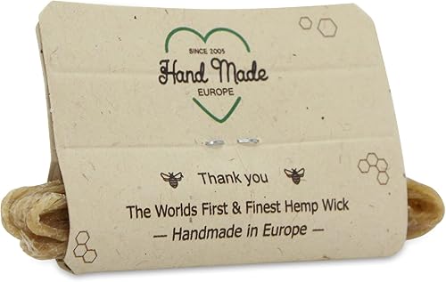 Miniatura 5 de Mechero de cáñamo (verde) + mecha de cáñamo Beeline de 5 pies